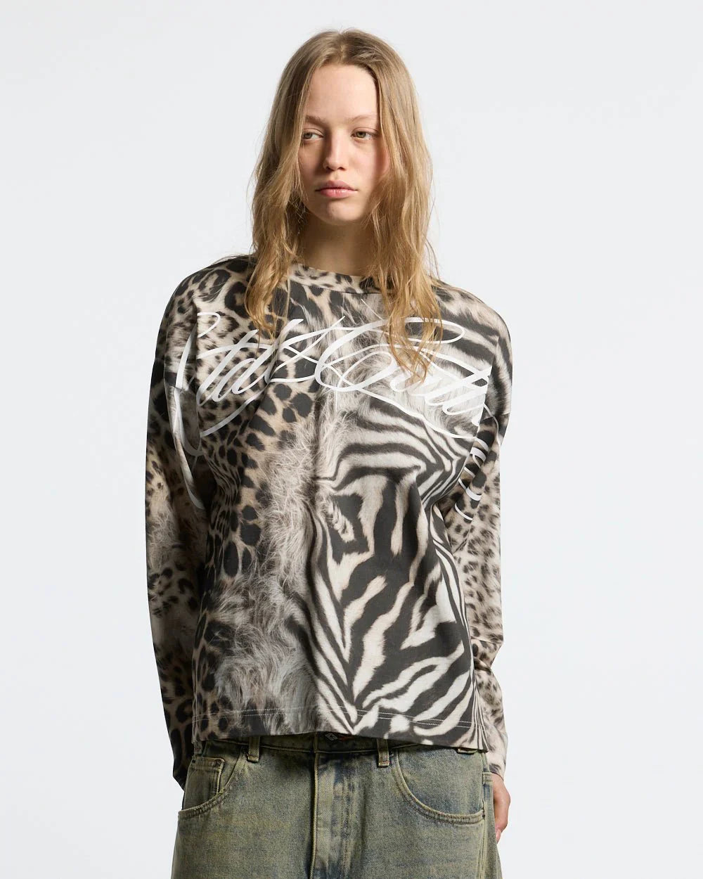 CROSSED SCRIPT LONGSLEEVE