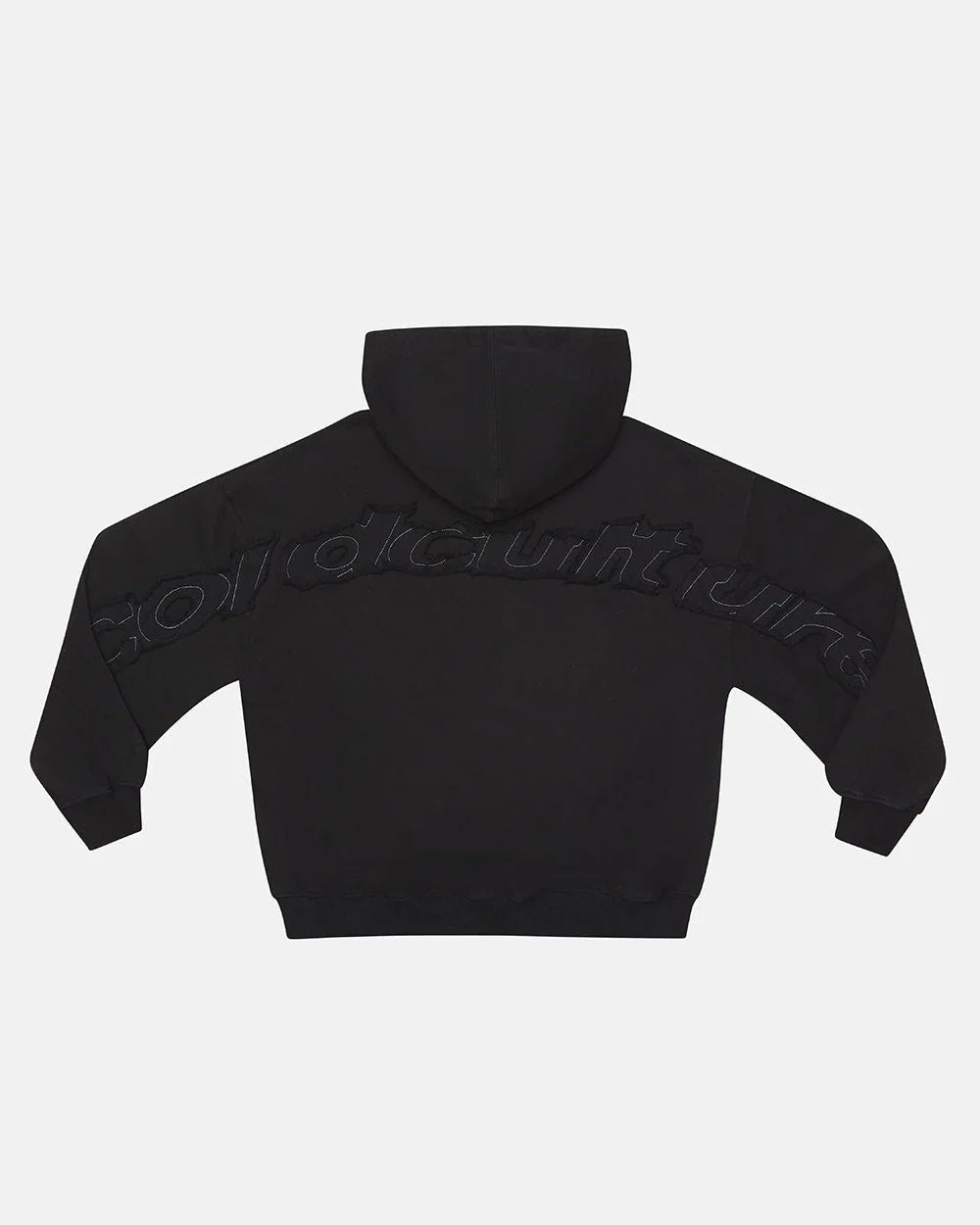 DISTRESS CURVED HOODIE