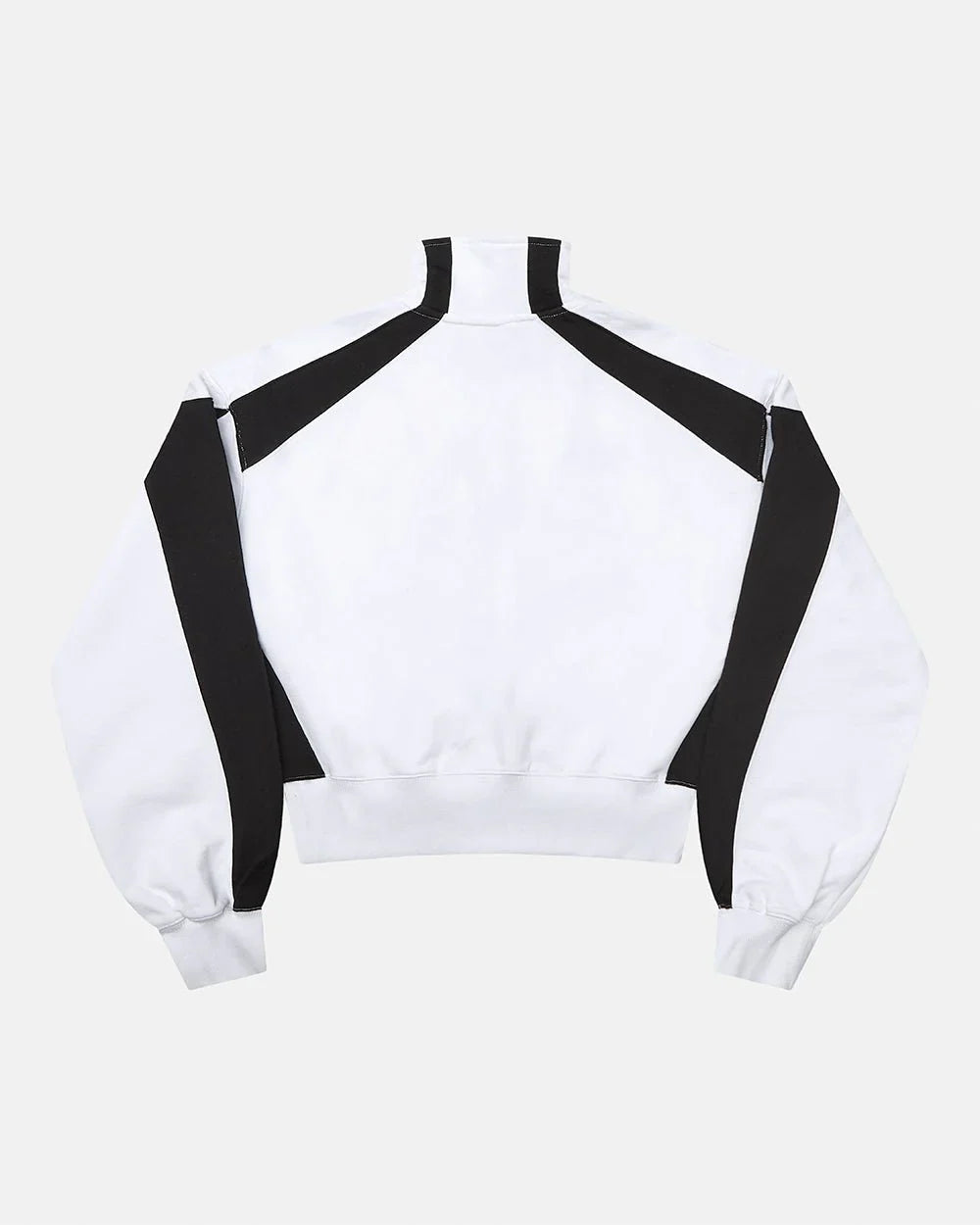 NIA SET ZIP UP WHITE & BLACK