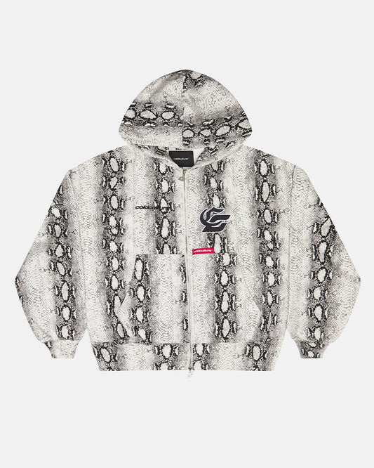 SNAKE ZIP HOODIE